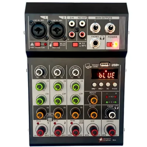 4CH 16DSP Deck Mixer görseli 2