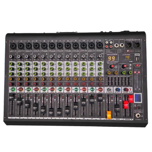 12CH 99DSP 2x400W Power Mixer görseli 2