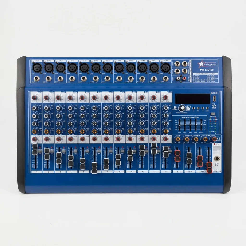 12CH 99DSP 2x350W Power Mixer
