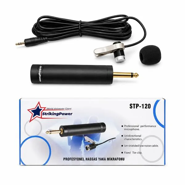 YOGA EM-120 MODELİ PROFESYONEL YAKA MİKRAFONU görseli 2